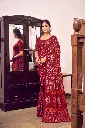 BAGRU PARI VOL                 🧵 Fabric :- PURE Heavy MUL MUL Cotton  printed saree...  (Saree cut 5.4 mtr / 0.8 mtr Blouse)